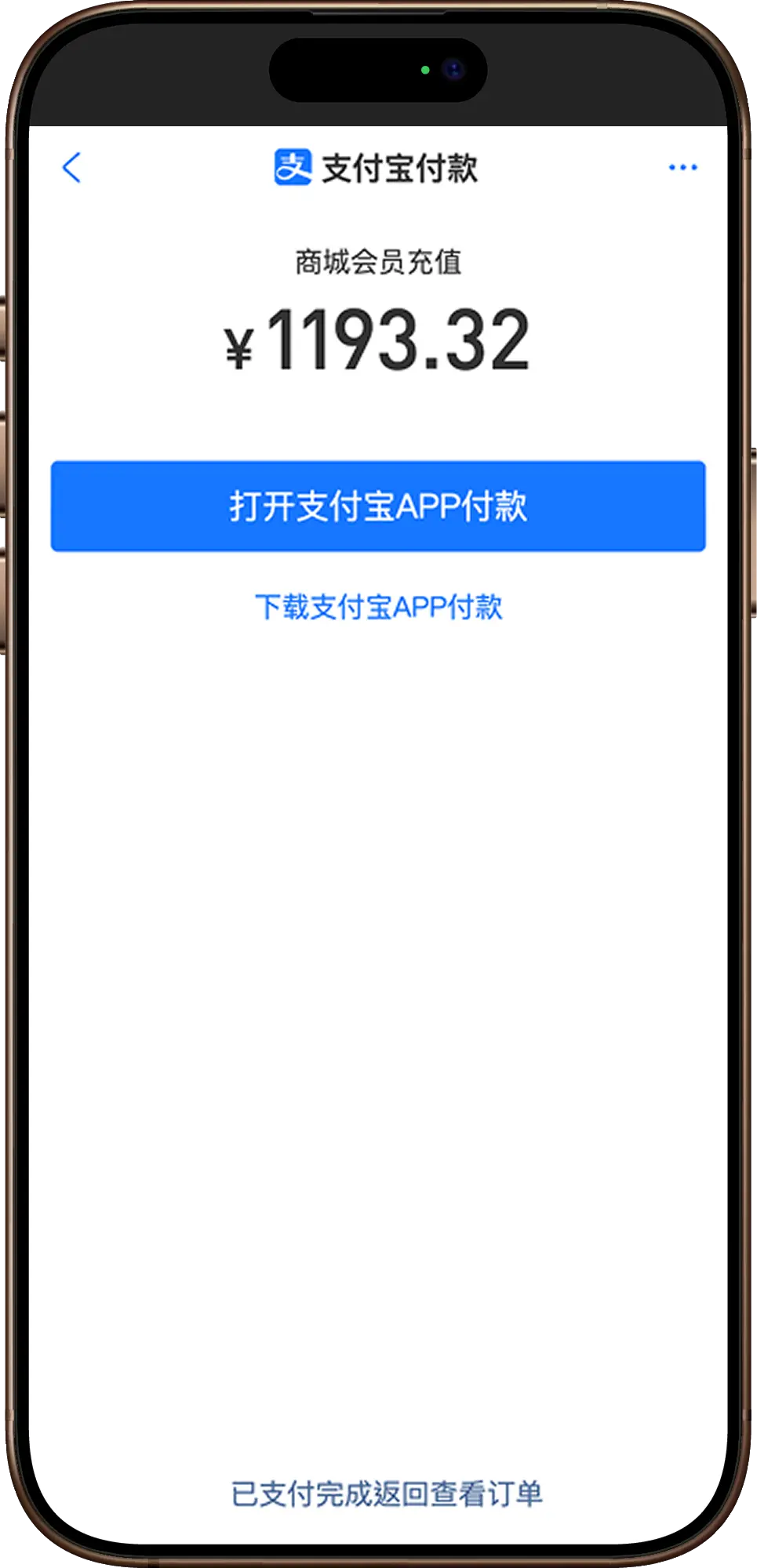 支付寶儲值畫面3