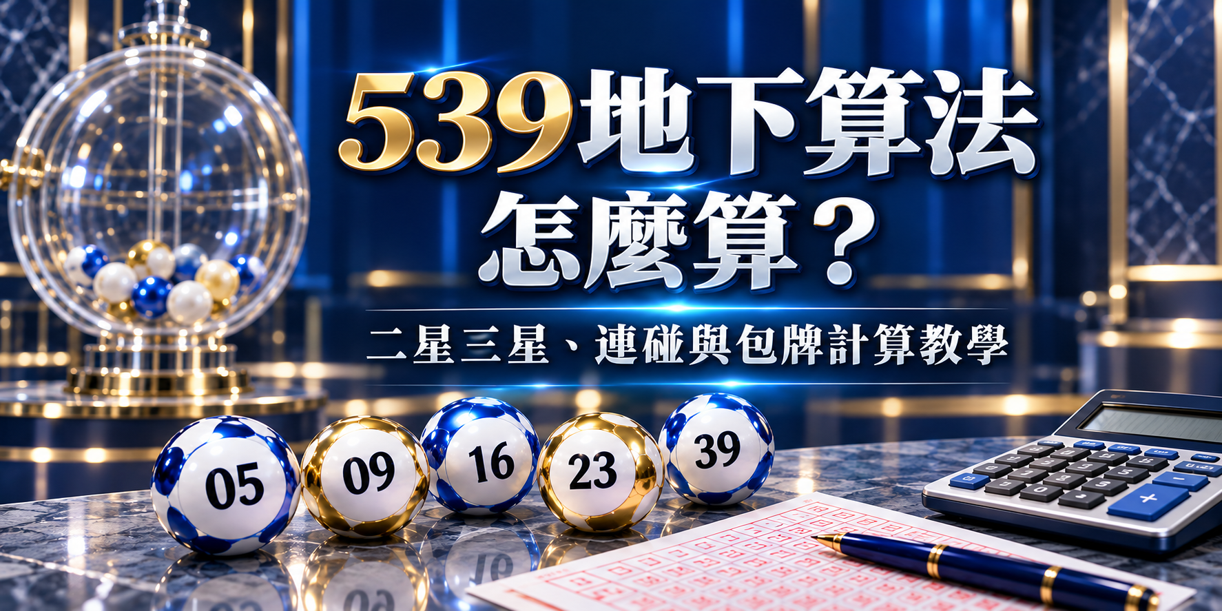 539地下算法怎麼算?二星三星、連碰與包牌計算教學